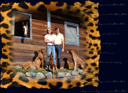 Karin und Klaus Moeller, Singita Ridgeback Rudel